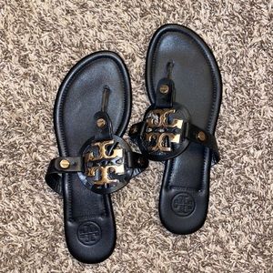 Tory Burch Miller Leather Sandals